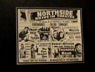 Northside Drive-In Theatre - Ad - Photo From Rg (newer photo)